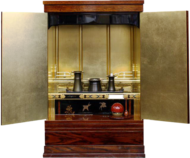 金沢仏壇 現代型仏壇 ケヤキ 木地呂塗